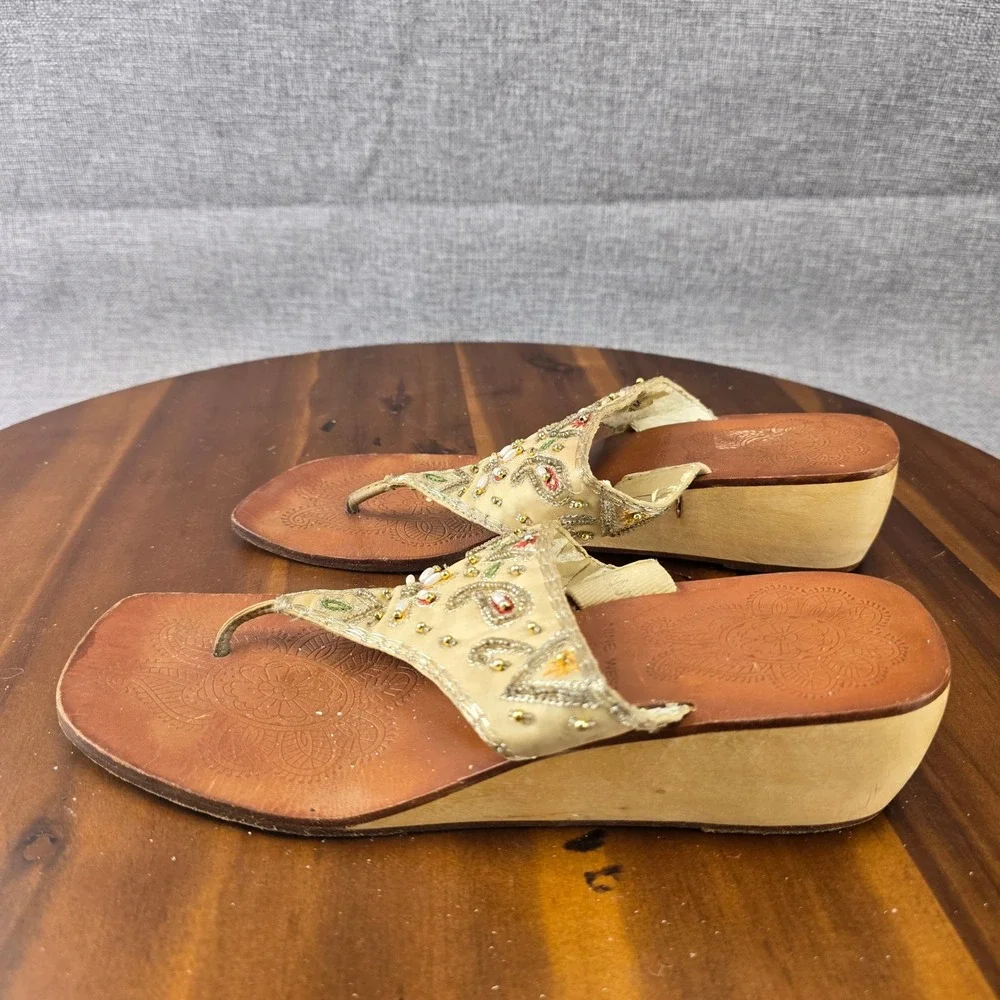 Nine West embroidered beaded